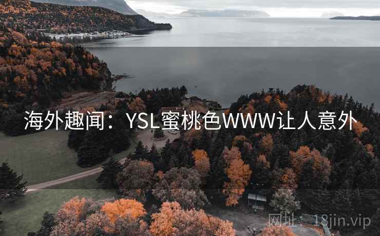 海外趣闻:YSL蜜桃色WWW让人意外 第2张 海外趣闻:YSL蜜桃色WWW让人意外 第2张