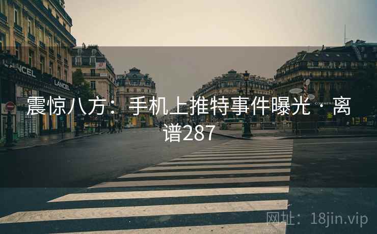 震惊八方：手机上推特事件曝光 · 离谱287